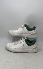 Load image into Gallery viewer, On Mens The Roger Advantage White Green Lace-Up Low Top Sneaker Shoes Size 7.5