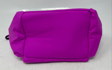 Load image into Gallery viewer, Versace Parfums Womens Purple Double Handle Pockets Lined Drawstring Tote Bag