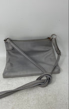 Load image into Gallery viewer, Nine West Womens Gray Pebbled Leather Adjustable Strap Crossbody Bag