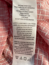 Load image into Gallery viewer, Ben Sherman Mens Peach Check Cotton Long Sleeve Button-Up Shirt Size XL With Tag
