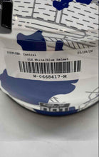 Load image into Gallery viewer, GLX White Blue Motocross Full Face Motorcycle Helmet Size M 51-52 CM