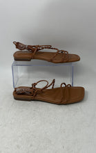 Load image into Gallery viewer, Marc Fisher Womens Lakita Brown Open Toe Flat Heel Strappy Sandals Size 7M