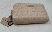 Load image into Gallery viewer, Juicy Couture Womens Beige Monogram Print State Of My Heart Zip-Around Wallet
