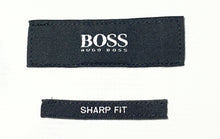 Load image into Gallery viewer, Boss Hugo Boss Mens White Long Sleeve Collared Sharp Fit Dress Shirt Sz 15 34/35