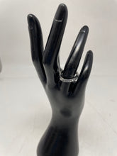 Load image into Gallery viewer, Women Silver Tone With Stones Ring Size 8.25 Weight 2.9g (NCL)