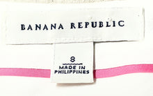Load image into Gallery viewer, Banana Republic Womens Cream Back Slit Flat Front Straight & Pencil Skirt Size 8