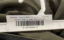 Load image into Gallery viewer, Express Womens Green Pockets Straight Leg Trouser Pants Size 2R