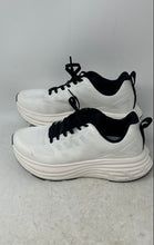 Load image into Gallery viewer, NortiV8 Womens White Black Lace-Up Round Toe Low Top Running Shoes Size 8.5