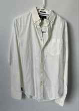 Load image into Gallery viewer, Banana Republic Mens White Cotton Long Sleeve Oxford Button-Up Shirt Size Small