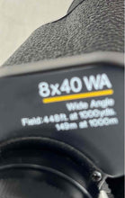 Load image into Gallery viewer, Vintage Vivitar Black 8X40WA Coated Optics Wide Angle Binocular