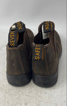 Load image into Gallery viewer, Seven Safety Mens Brown Leather Round Toe Pull-On Chelsea Boots Size EUR 38