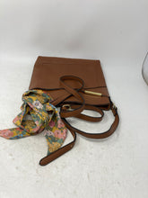 Load image into Gallery viewer, Steve Madden Womens Brown Faux Leather Adjustable Strap Crossbody Bag