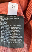 Load image into Gallery viewer, Uniqlo Mens Orange Crew Neck Long Sleeve Pullover Sweater Size Small