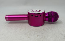 Load image into Gallery viewer, Fishoaky CT005 Pink Bluetooth Portable Karaoke Microphone Not Tested