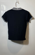 Load image into Gallery viewer, Psycho Bunny Boys Black Cotton Short Sleeve Collared Polo Shirt Size 7-8/S