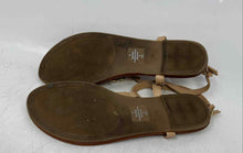 Load image into Gallery viewer, GBG Los Angeles Womens Lexann Brown Rhinestone Ankle Strap Thong Sandals Size 8M