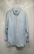Load image into Gallery viewer, Tommy Hilfiger Mens Light Blue Cotton Long Sleeve Collared Dress Shirt Size XL