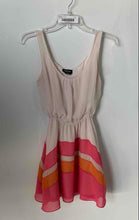 Load image into Gallery viewer, Bebe Womens Multicolor Colorblock Sleeveless Scoop Neck Fit & Flare Dress Sz 2XS