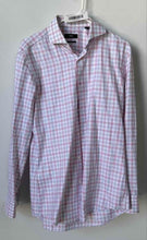 Load image into Gallery viewer, Hugo Boss Mens Multicolor Collared Long Sleeve Dress Shirt Size 15
