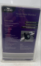 Load image into Gallery viewer, Crane Unisex Black Running Heart Rate Monitor w/ Chest Strap Factory Sealed