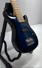 Load image into Gallery viewer, Zeny Black Blue Sunburst 30-Inch Double Cutaway Kids Mini Electric Guitar