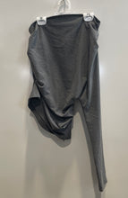 Load image into Gallery viewer, Zara Womens Gray One-Shoulder Sleeve Asymmetric Neck Cropped Blouse Top Size XS