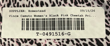 Load image into Gallery viewer, Vince Camuto Womens Black White Cheetah Print Long Sleeve Blouse Top Size 3X