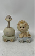 Load image into Gallery viewer, Enesco Precious Moments Birthday Train Series 2-Piece Porcelain Figurines In Box