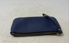 Load image into Gallery viewer, Kate Spade Womens Blue Chrissy Berkshire Road Pebbled Leather Wristlet Wallet