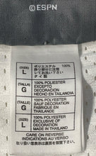 Load image into Gallery viewer, ESPN Mens White ESPN Sports Center #1 Basketball Jersey Size Large