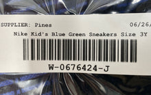 Load image into Gallery viewer, Nike Boys LeBron Witness 6 DD0424-405 Blue Green Lace-Up Sneakers Shoes Size 3Y