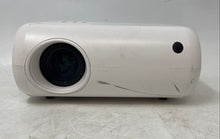 Load image into Gallery viewer, Clokowe M8 White Home Theater HDMI USB Mini Projector Untested No Power Cables