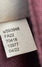 Load image into Gallery viewer, Ann Taylor Womens Burgundy Flat Front Pockets Wide-Leg Dress Pants Size 12