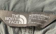 Load image into Gallery viewer, The North Face Womens Gray Flat Front Straight Leg Hiking Cargo Pants Size 12