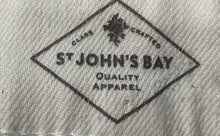 Load image into Gallery viewer, St John's Bay Womens White Denim Button Front Belt Loops Cropped Jeans Size 12