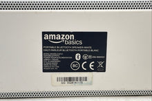 Load image into Gallery viewer, AmazonBasics BTV1 White Wireless Bluetooth Music Speaker Not Tested