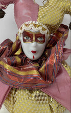 Load image into Gallery viewer, Multicolor Jester Clown Collectible Harlequin Christmas Tree Ornament