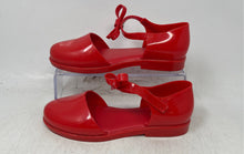 Load image into Gallery viewer, Mini Melissa Girls Red Close Toe Baby Amy Jelly Mary Jane Sandals Size 3