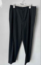 Load image into Gallery viewer, Zanieri Italy Mens Blue Pleated Front Pockets Straight Leg Dress Pants Size 34