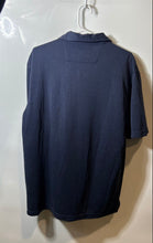 Load image into Gallery viewer, Bugatchi Uomo Mens Blue Short Sleeve Collared Regular Fit Polo Shirt Size Large