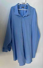 Load image into Gallery viewer, Van Heusen Flex Mens Blue Dynamic Cooling Big Fit Dress Shirt Size 22 34/35
