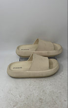 Load image into Gallery viewer, Pueenb Womens Beige Open Toe Slip-On Slide Sandals Size EU 37.5
