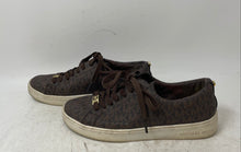 Load image into Gallery viewer, Michael Kors Womens Brown Signature Print Lace-Up Sneakers Shoes Size 7