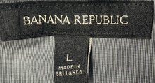 Load image into Gallery viewer, Banana Republic Mens Beige Short Sleeve Spread Collar Button-Up Shirt Size L