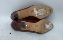 Load image into Gallery viewer, Evan Picone Womens Brown Animal Print Almond Toe Slip-On Pump Heels Size 8 M