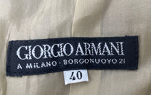 Load image into Gallery viewer, Authentic Giorgio Armani Mens Beige One-Button Blazer Size EUR 40 Stained