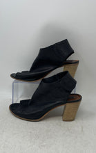Load image into Gallery viewer, Steve Madden Womens Nonstp Black Leather Open Toe Ankle Booties Size EU 39