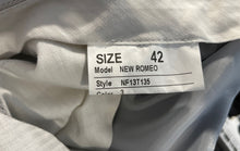 Load image into Gallery viewer, Santorelli Mens Black New Romeo Flat Front Straight Leg Dress Pants Size 42