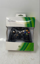 Load image into Gallery viewer, Microsoft Xbox 360 Black Wired Gaming Handheld Controller Untested