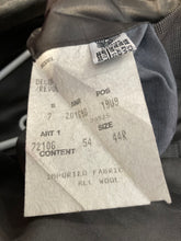 Load image into Gallery viewer, Hugo Boss Mens Gray Wool Long Sleeve Notch Lapel Two-Button Blazer Size 44R